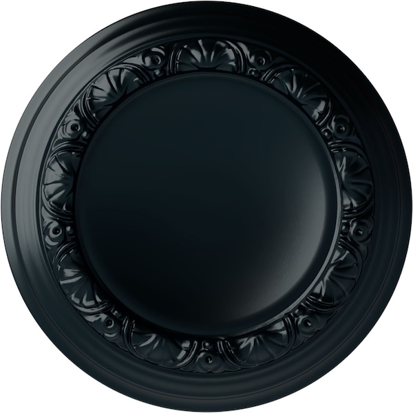 Ekena Millwork Carlsbad Ceiling Medallion (Fits Canopies up to 7 7/8"), 12 1/2"OD x 1 1/2"P, Night Shade CM12CANSF - main